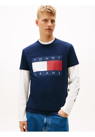 Camiseta Multicolor De Corte Regular Con Logo Estampado Tommy Jeans Tommy Hilfiger