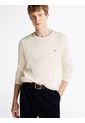 Saco Blanco Classics De Punto Trenzado Tommy Hilfiger de Tommy Hilfiger