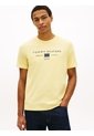 Camiseta Amarilla De Punto Con Logo Tommy Hilfiger de Tommy Hilfiger