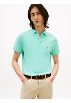 Polo Celeste 1985 De Corte Regular Tommy Hilfiger
