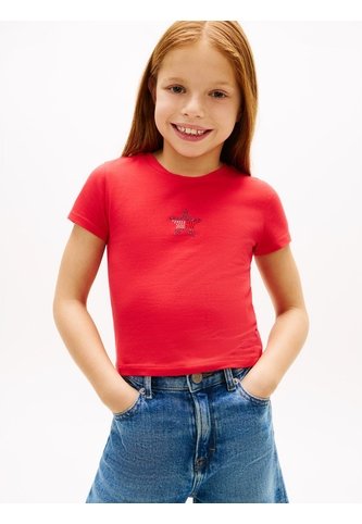 Camiseta Extra Para Niña Slim Con Logo De Estrella Tommy Hilfiger Tommy Hilfiger