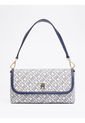 Bolso Azul Mensajero TH Monoplay Con Solapa Tommy Hilfiger de Tommy Hilfiger