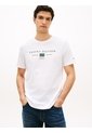 Camiseta Blanca De Punto Con Logo Tommy Hilfiger de Tommy Hilfiger