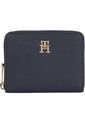 Cartera Mediana Con Cremallera Y Monograma Mujer Azul Tommy Hilfiger de Tommy Hilfiger