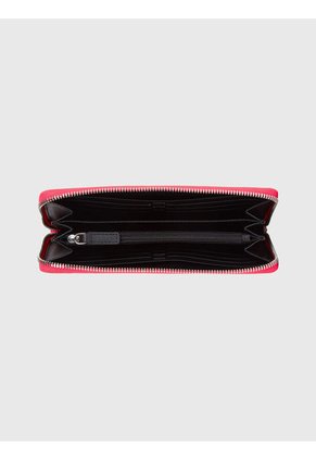 Cartera Grande Con Cremallera Y Logo Mujer Rosa Tommy Hilfiger