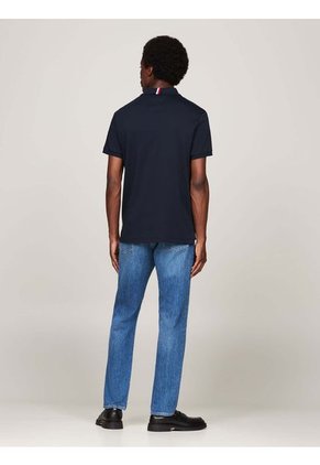 Polo Azul Essential De Corte Regular Con Logo Tommy Hilfiger