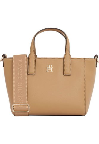 Bolso Beige Tote TH Soft Con Inscripción Tommy Hilfiger Tommy Hilfiger