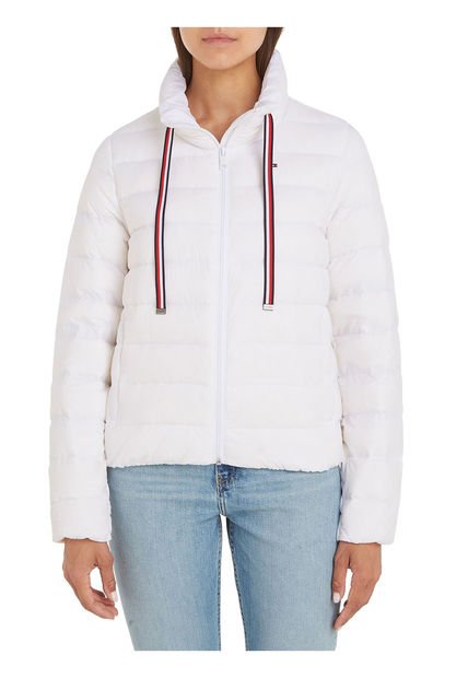 Chaqueta Blanca Acolchada Con Logo Bordado Tommy Hilfiger Compra Ahora Dafiti Colombia