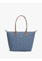 Bolso Azul Tote En Tejido Denim Con Logo Tommy Hilfiger de Tommy Hilfiger