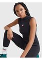 Mono Deportivo Con Parche De Tommy Mujer Negro Tommy Jeans de Tommy Hilfiger
