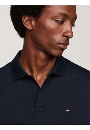 Polo Azul Essential De Corte Regular Con Logo Tommy Hilfiger
