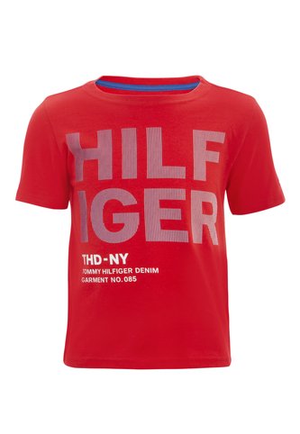 Camiseta Manga Para Niño Corta Con Logo Tommy Hilfiger Tommy Hilfiger