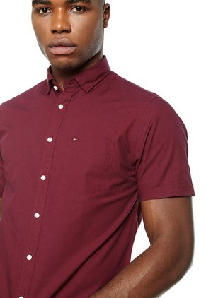 Camisa Violeta-Negro Tommy Hilfiger