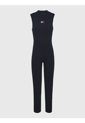 Mono Deportivo Con Parche De Tommy Mujer Negro Tommy Jeans