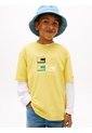 Camiseta Amarilla Para Niño Con Logo Gráfico 3D Tommy Hilfiger de Tommy Hilfiger