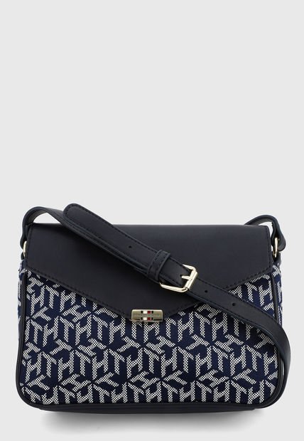 Bolso Azul-Blanco Tommy Hilfiger