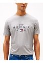 Camiseta Gris De Cuello Redondo Con Logo Gráfico Tommy Hilfiger de Tommy Hilfiger