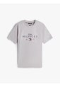Camiseta Gris De Cuello Redondo Con Logo Gráfico Tommy Hilfiger de Tommy Hilfiger