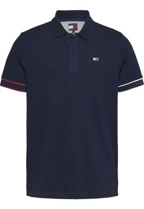 Polo Multicolor De Corte Slim Con Logo Tommy Jeans