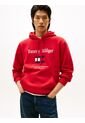 Buzo Rojo Con Capota Con Logo Gráfico Tommy Hilfiger de Tommy Hilfiger