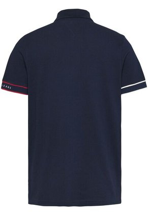 Polo Multicolor De Corte Slim Con Logo Tommy Jeans