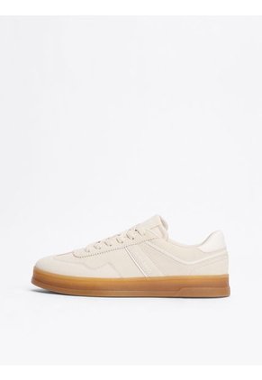 Tenis Beige The Greenwich De Ante Tommy Hilfiger