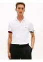 Polo Blanco Slim Con Manga Corta Tommy Hilfiger de Tommy Hilfiger