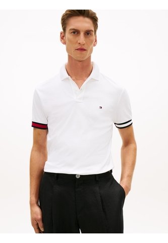 Polo Blanco Slim Con Manga Corta Tommy Hilfiger Tommy Hilfiger