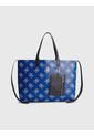 Bolso Tote Iconic Con Monogramas Th Mujer Azul Tommy Hilfiger de Tommy Hilfiger