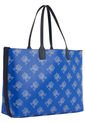 Bolso Tote Iconic Con Monogramas Th Mujer Azul Tommy Hilfiger de Tommy Hilfiger