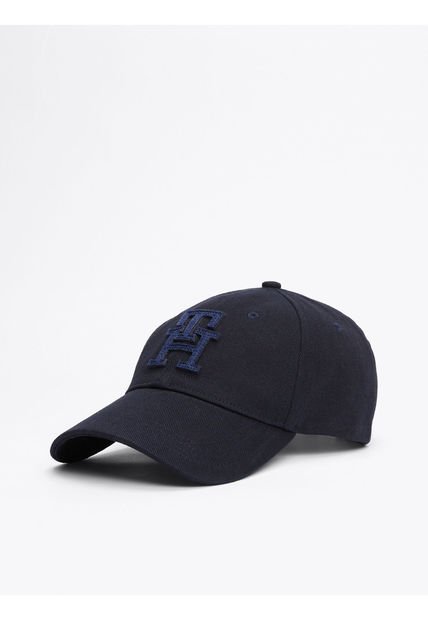 Gorra Azul De Béisbol Con Monograma TH Tommy Hilfiger