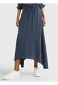 Falda Midi Con Diseño De Rayas Mujer Blanco Tommy Hilfiger de Tommy Hilfiger