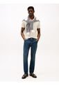 Polo Gris De Punto Interlock De Corte Regular Tommy Hilfiger de Tommy Hilfiger
