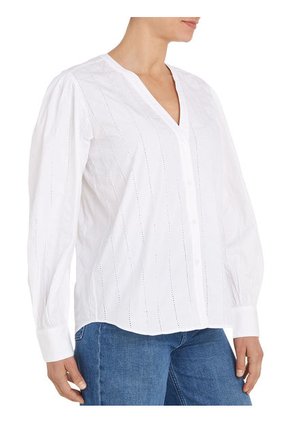 Blusa Con Cuello V Para Mujer Tommy Hilfiger