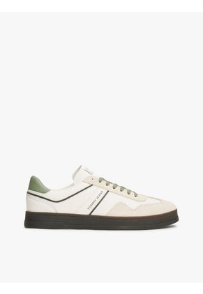 Tenis Blanco The Greenwich De Texturas Mixtas Tommy Hilfiger