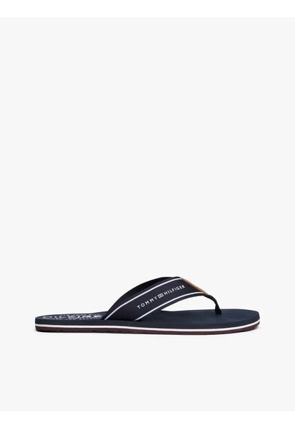 Sandalias Azul Con Tiras De Tejido Trenzado Tommy Hilfiger