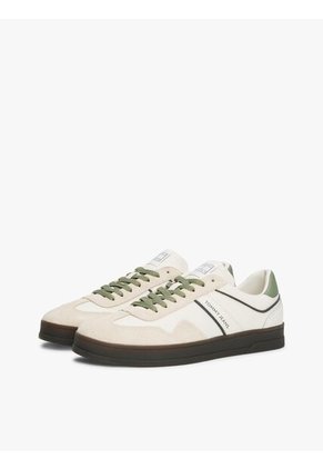 Tenis Blanco The Greenwich De Texturas Mixtas Tommy Hilfiger