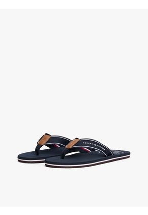 Sandalias Azul Con Tiras De Tejido Trenzado Tommy Hilfiger