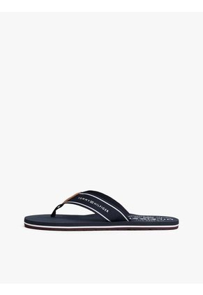 Sandalias Azul Con Tiras De Tejido Trenzado Tommy Hilfiger