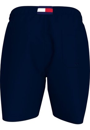 Pantaloneta Azul De Baño De Nailon Y Cordón Ajustable Tommy Hilfiger