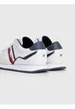 Tenis De Running En Piel Con Monograma Hombre Blanco Tommy Hilfiger de Tommy Hilfiger