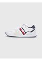 Tenis De Running En Piel Con Monograma Hombre Blanco Tommy Hilfiger de Tommy Hilfiger