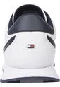 Tenis De Running En Piel Con Monograma Hombre Blanco Tommy Hilfiger de Tommy Hilfiger