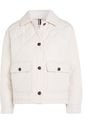 Chaqueta Con Diseño Acolchado A Rombos Mujer Blanco Tommy Hilfiger de Tommy Hilfiger