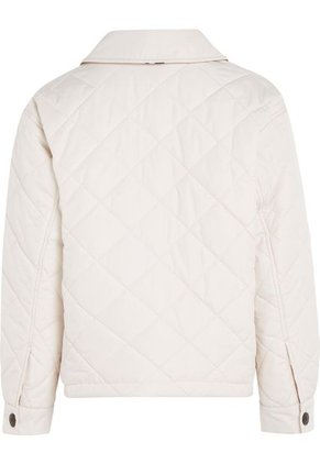 Chaqueta Con Diseño Acolchado A Rombos Mujer Blanco Tommy Hilfiger