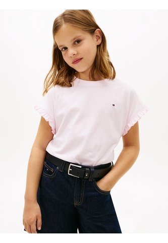 Camiseta Essential Para Niña Con Ribetes De Volantes Tommy Hilfiger Tommy Hilfiger