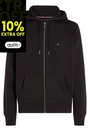 Saco Negro Con Gorro Y Cierre De Cremallera Tommy Hilfiger