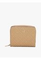 Billetera Beige Con Monograma TH Y Cremallera Tommy Hilfiger de Tommy Hilfiger