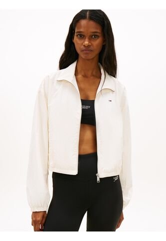 Chaqueta Blanca Con Cremallera Y Cordón Lateral Tommy Jeans Tommy Hilfiger