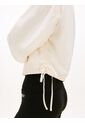 Chaqueta Blanca Con Cremallera Y Cordón Lateral Tommy Jeans de Tommy Hilfiger